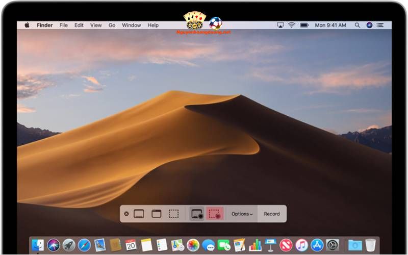 Cách quay màn hình máy tính hệ điều hành MacOS